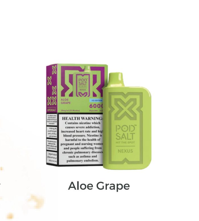 POD SALT NEXUS 6000 Puffs Aloe Grape