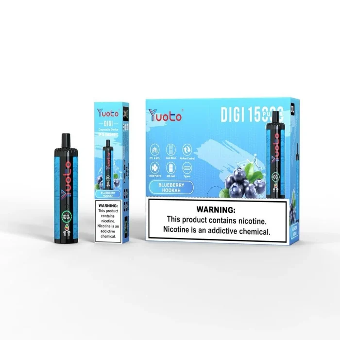 Yuoto Digi 15000 Puffs Blueberry Hookah