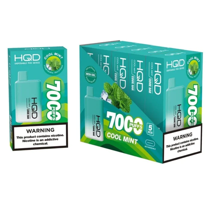 HQD Cuvie Bar 7000 Puffs Cool Mint