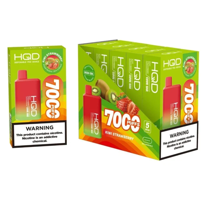 HQD Cuvie Bar 7000 Puffs Kiwi Strawberry