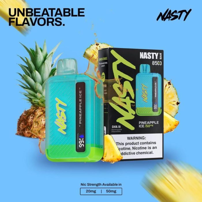 Nasty Bar 8500 Puffs Pineapple Ice