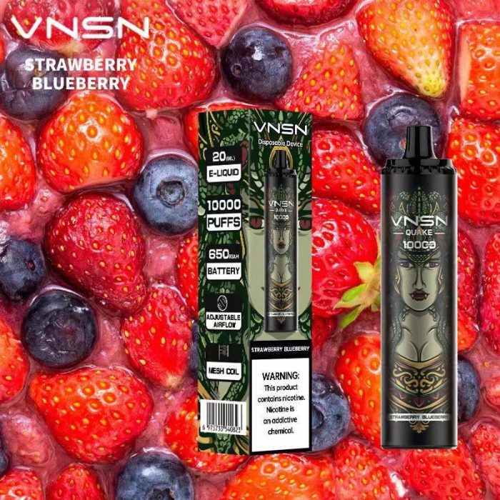 VNSN Quake Strawberry Blueberry 10000 Puffs